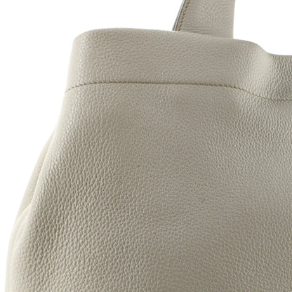 プラダ ロゴ トートバッグ パンチングレザー ミディアム