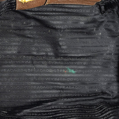 Prada Front Pocket Wing Convertible Tote Vitello Daino