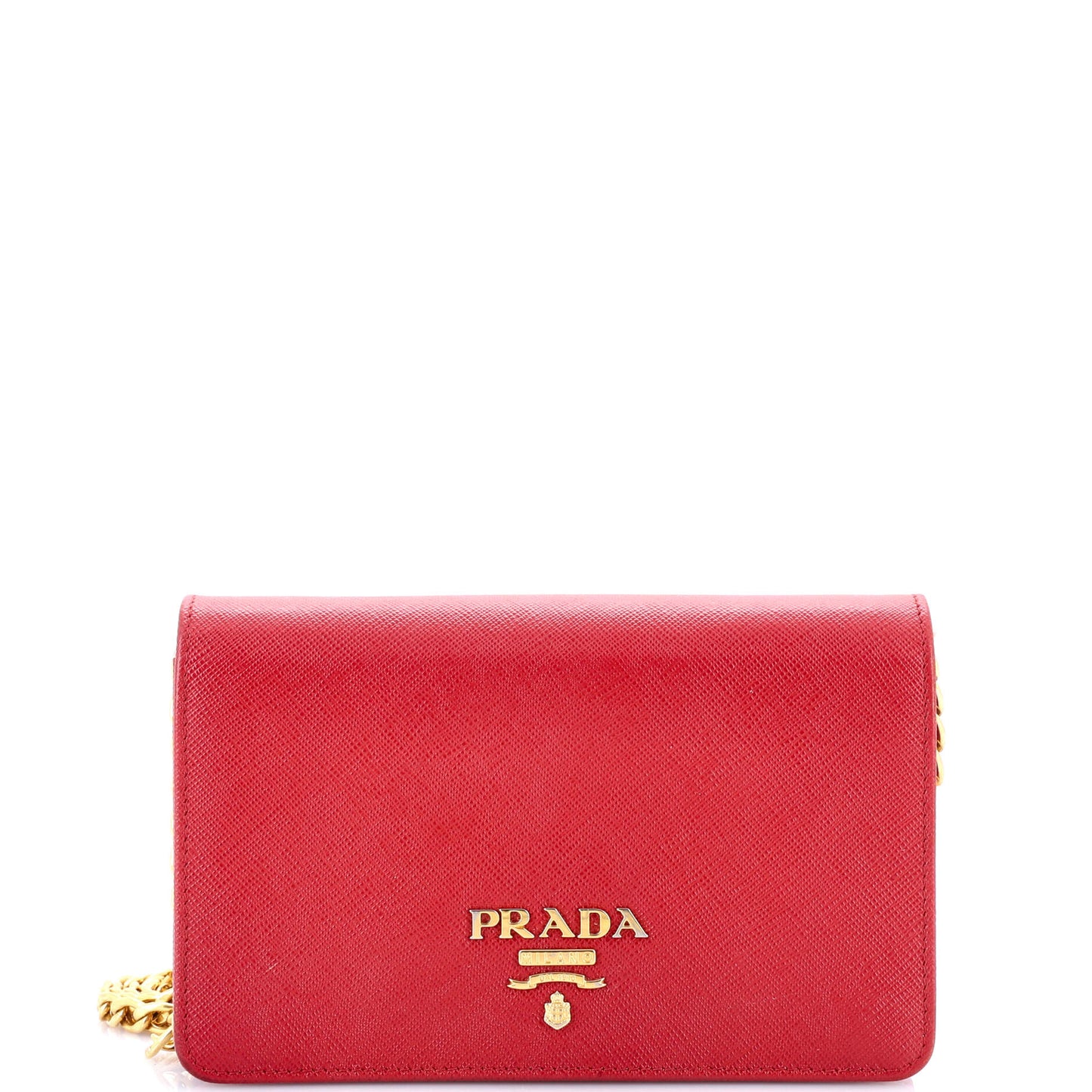 プラダ チェーンウォレット クロスボディ サフィアーノレザー