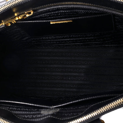 プラダ ダブルジップ リュクス トートバッグ サフィアーノレザー ラージ