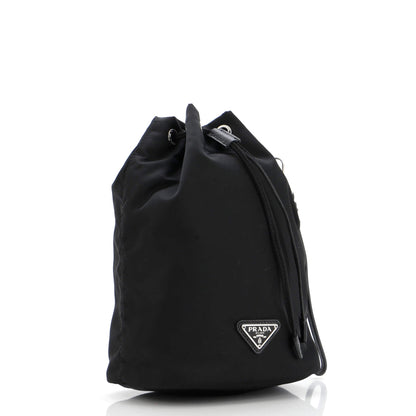 プラダ ドローストリング リストレット バケットバッグ テスート スモール