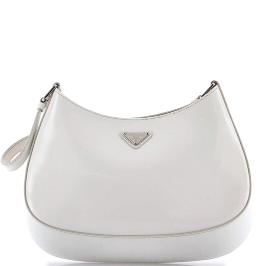 プラダ クレオ ショルダーバッグ スパッツォラート レザー ラージ