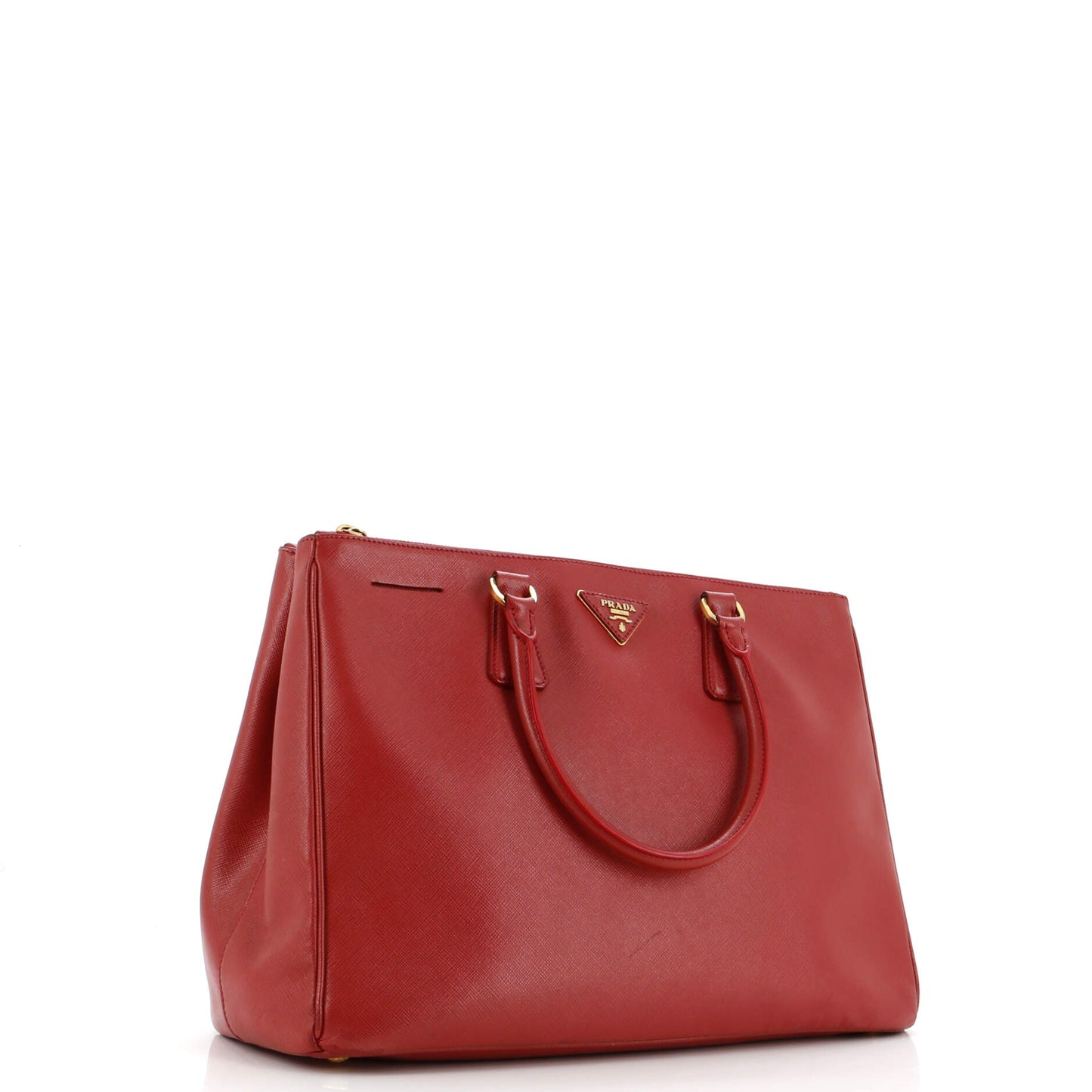 プラダ ダブルジップ リュクス トートバッグ サフィアーノレザー ラージ