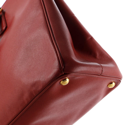 プラダ ダブルジップ リュクス トートバッグ サフィアーノレザー ラージ