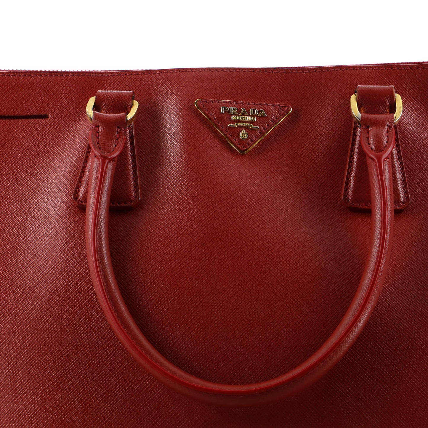 プラダ ダブルジップ リュクス トートバッグ サフィアーノレザー ラージ