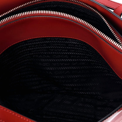 プラダ リ・エディション 1995 トップハンドル トート スパッツォラート レザー ミディアム