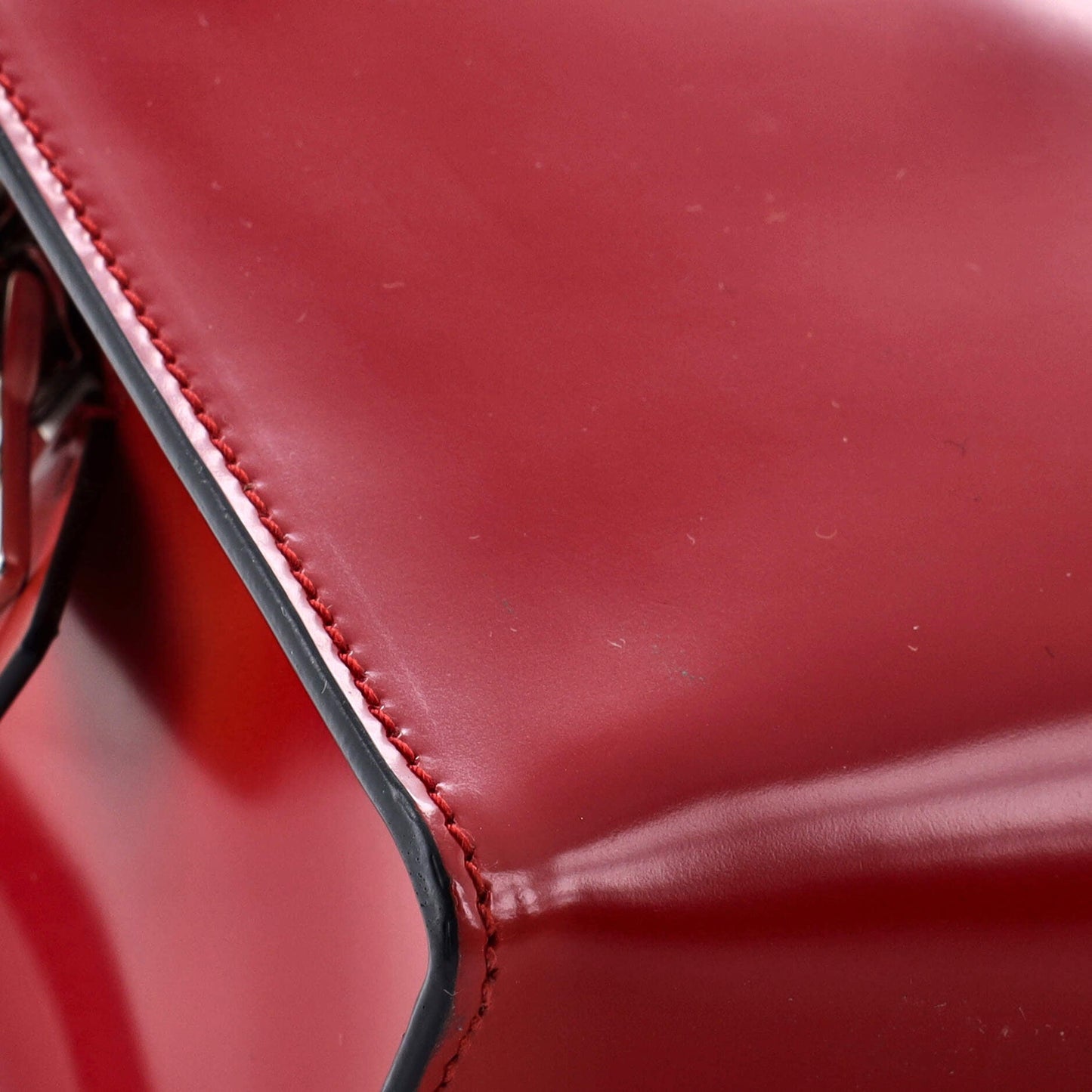 プラダ リ・エディション 1995 トップハンドル トート スパッツォラート レザー ミディアム