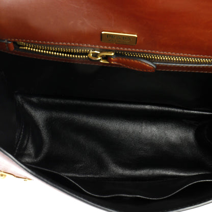 プラダ アニマリエ カイエ コンバーチブル ショルダーバッグ シティ カーフ＆サフィアーノ ミディアム