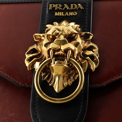 プラダ アニマリエ カイエ コンバーチブル ショルダーバッグ シティ カーフ＆サフィアーノ ミディアム