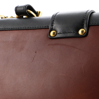 プラダ アニマリエ カイエ コンバーチブル ショルダーバッグ シティ カーフ＆サフィアーノ ミディアム