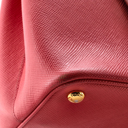 プラダ キュイール ダブルトート サフィアーノレザー ミディアム