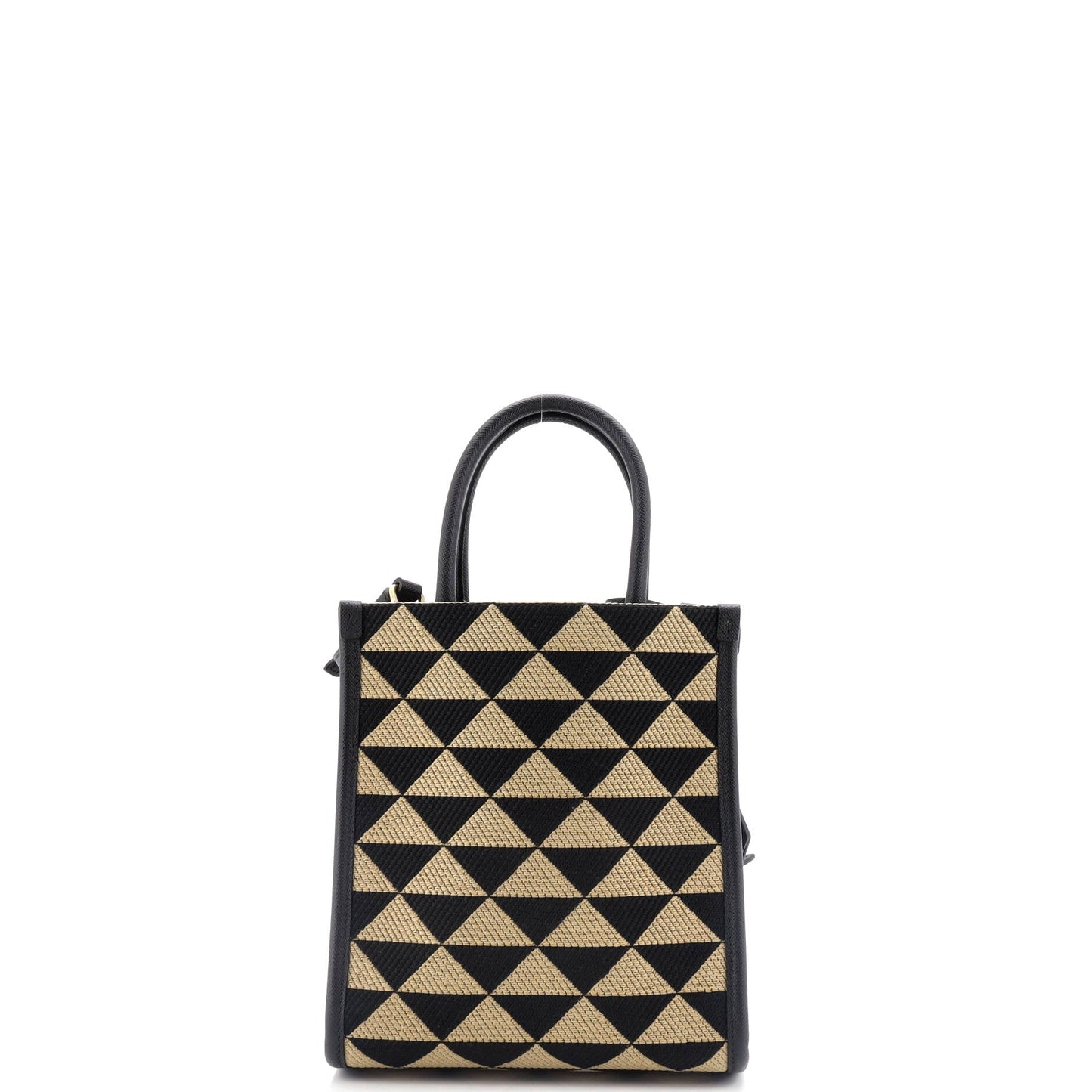 プラダ シンボレ ショッパー トート ジャカード ミニ