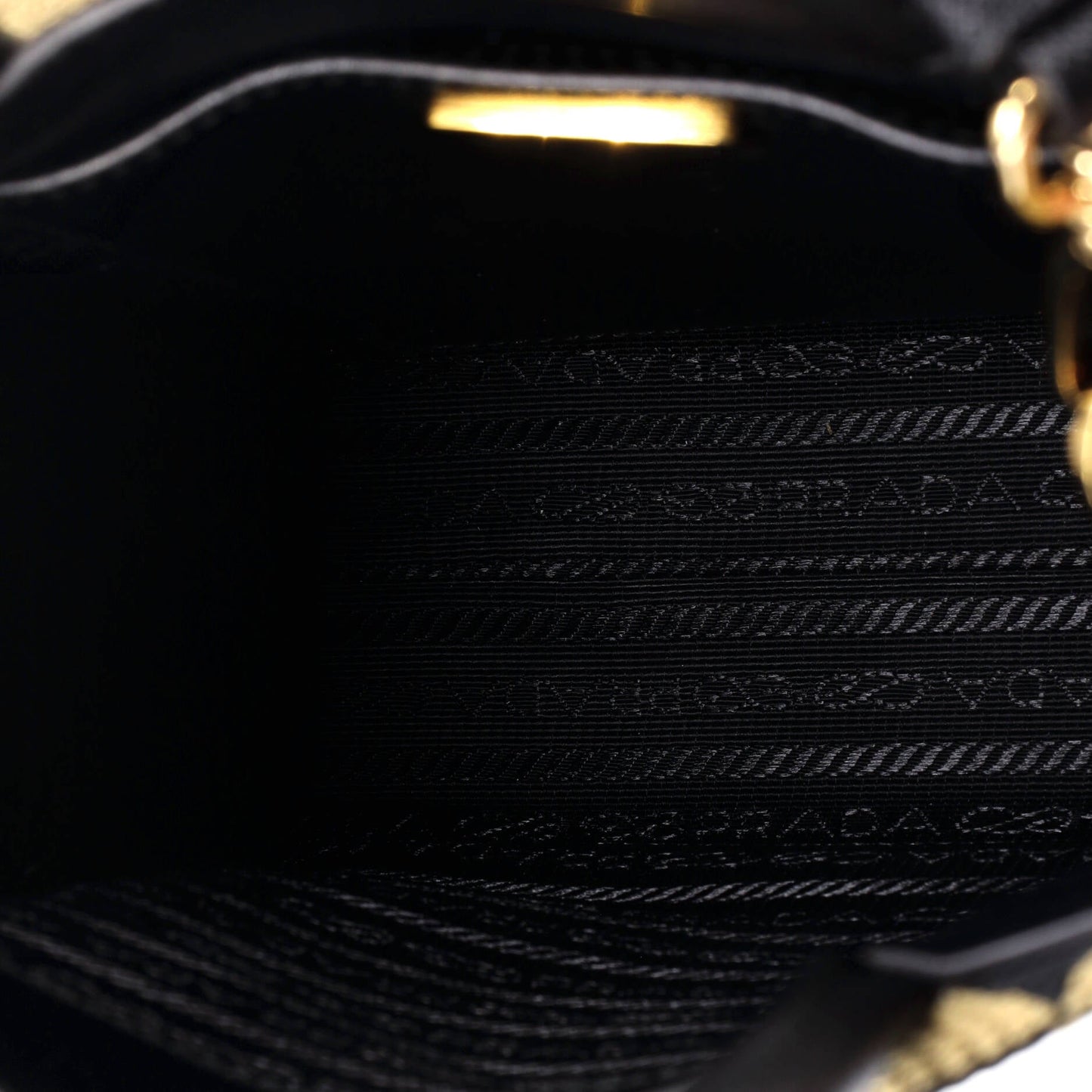 プラダ シンボレ ショッパー トート ジャカード ミニ