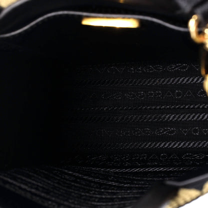 プラダ シンボレ ショッパー トート ジャカード ミニ