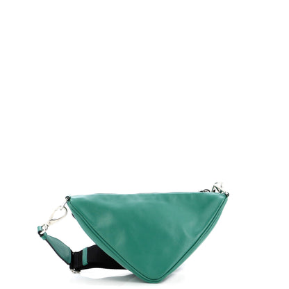 プラダ トライアングルロゴ ジップ クロスボディバッグ レザー スモール