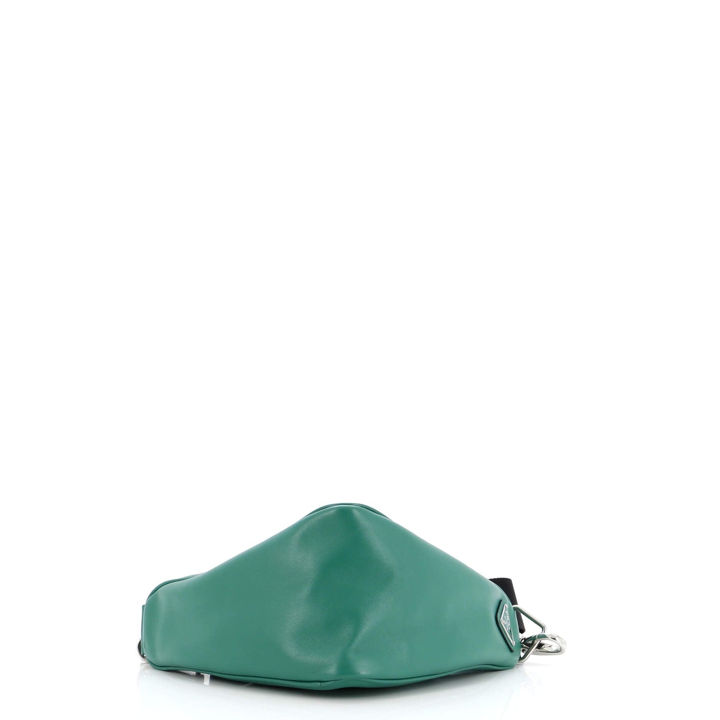 プラダ トライアングルロゴ ジップ クロスボディバッグ レザー スモール