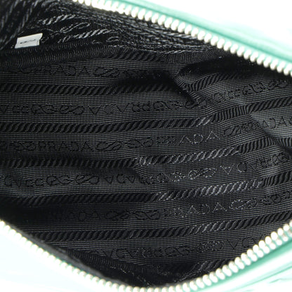 プラダ トライアングルロゴ ジップ クロスボディバッグ レザー スモール