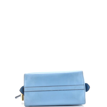 プラダ エスプラナード トートバッグ シティ カーフ＆グレカ サフィアーノ ミディアム