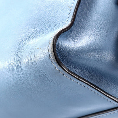 プラダ エスプラナード トートバッグ シティ カーフ＆グレカ サフィアーノ ミディアム