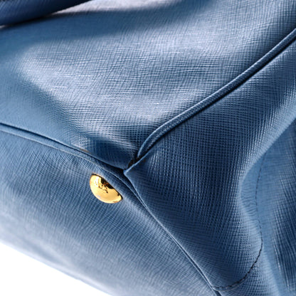 プラダ ダブルジップ リュクス トートバッグ サフィアーノレザー スモール