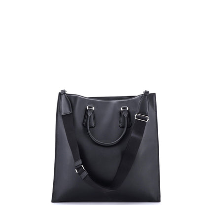 プラダ コンバーチブル トライアングル ショッパー トート ソフトカーフ ミディアム