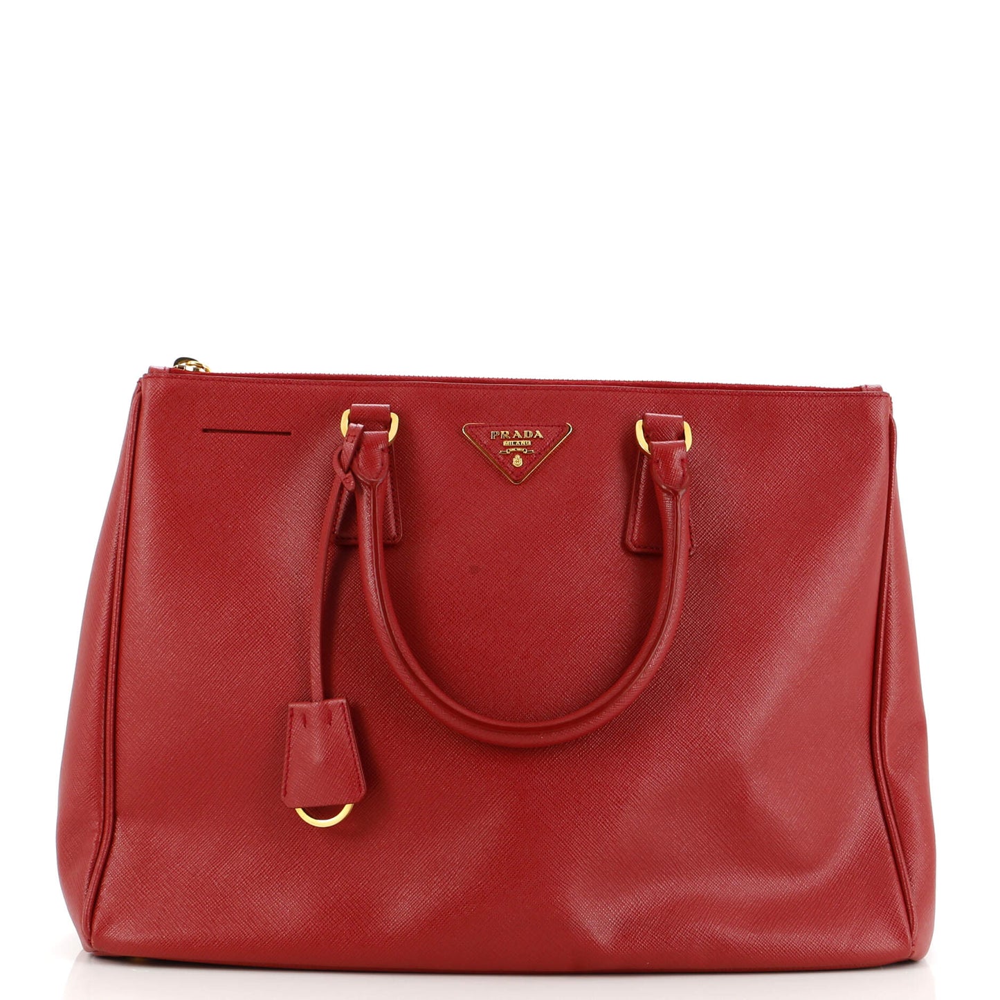 プラダ ダブルジップ リュクス トートバッグ サフィアーノレザー ラージ