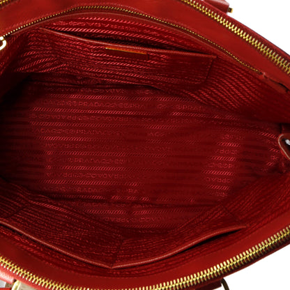 プラダ ダブルジップ リュクス トートバッグ サフィアーノレザー ラージ