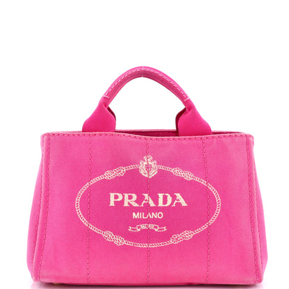 プラダ カナパ トートバッグ キャンバス ミニ