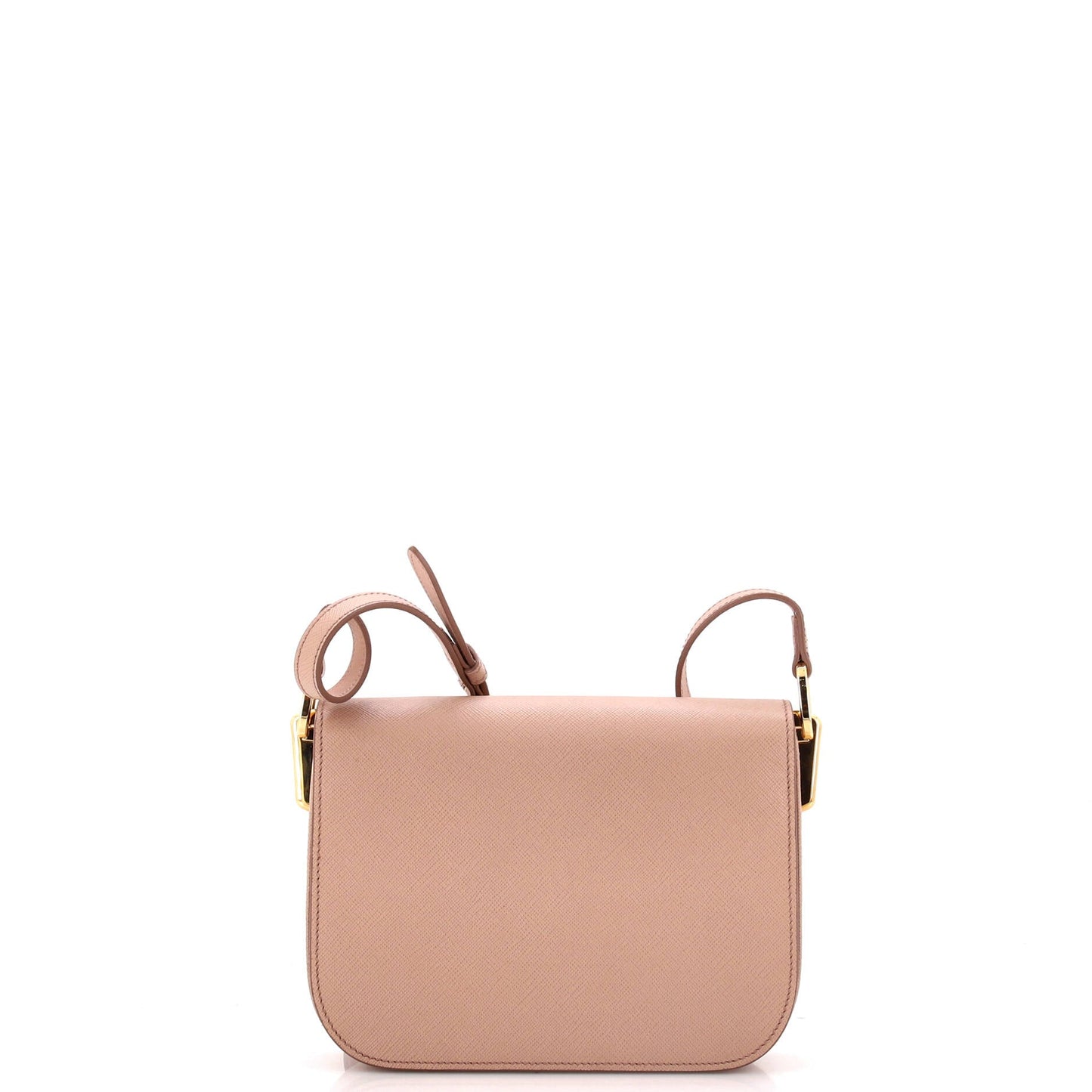 プラダ エンブレム フラップバッグ サフィアーノレザー スモール