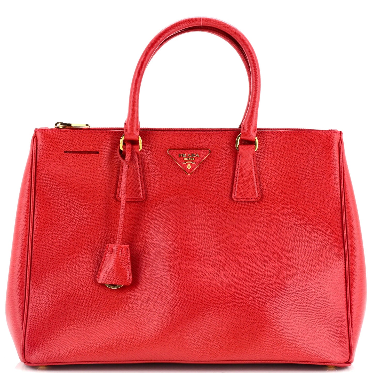 プラダ ダブルジップ リュクス トートバッグ サフィアーノレザー ラージ