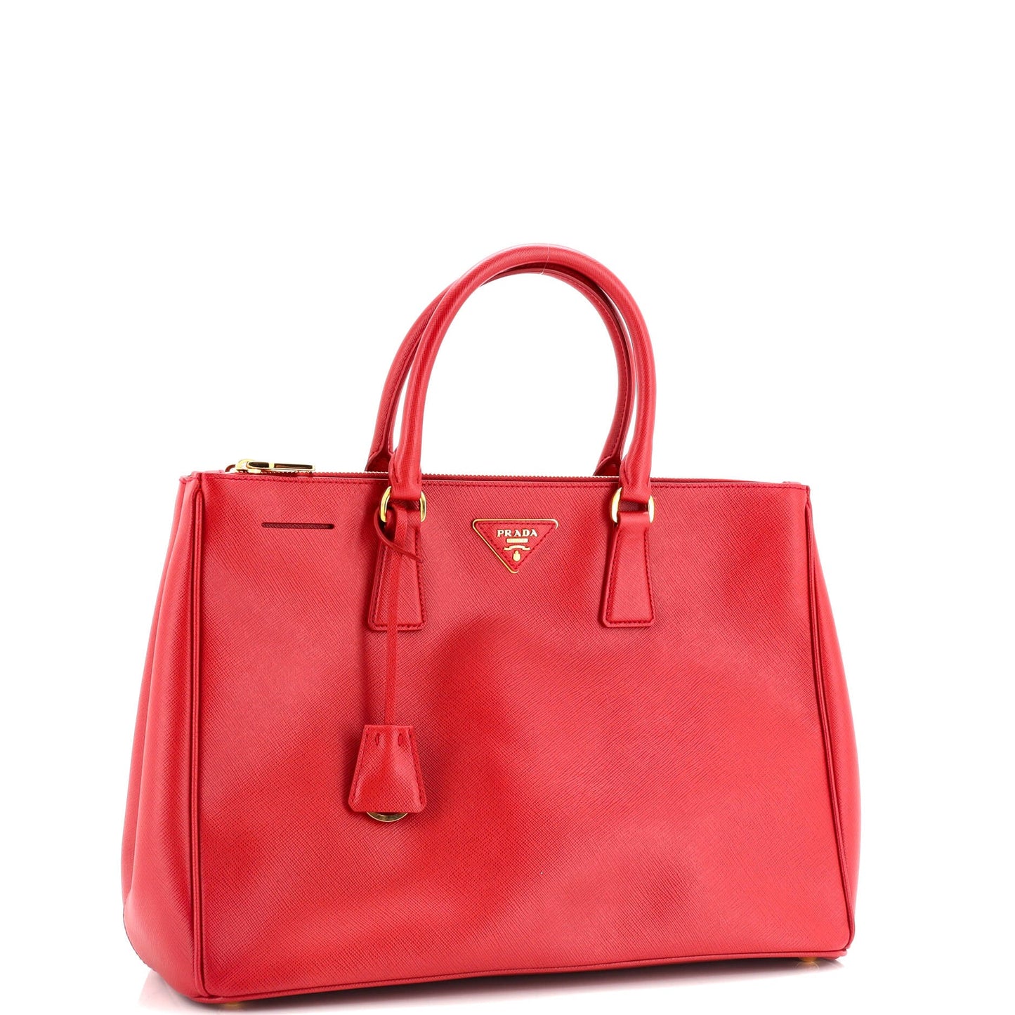 プラダ ダブルジップ リュクス トートバッグ サフィアーノレザー ラージ