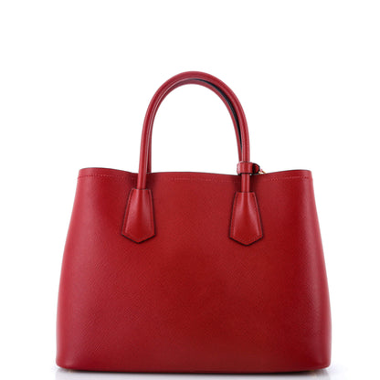 プラダ キュイール ダブルトート サフィアーノレザー ミディアム