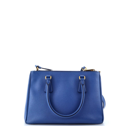 プラダ ダブルジップ リュクス トートバッグ サフィアーノレザー スモール