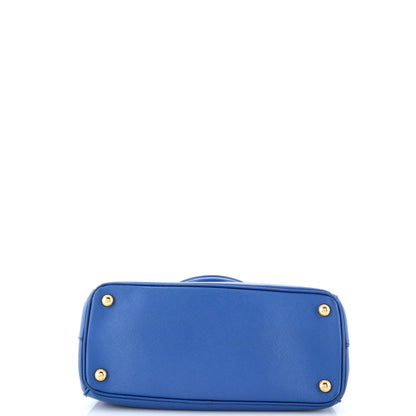 プラダ ダブルジップ リュクス トートバッグ サフィアーノレザー スモール