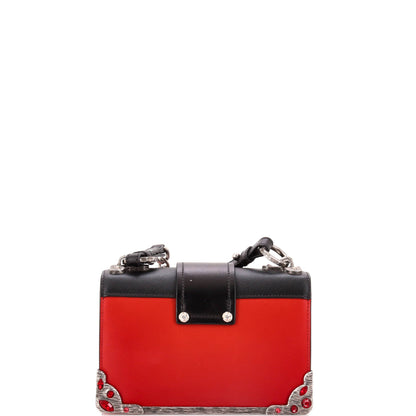 プラダ カイエ チェーン クロスボディバッグ シティ カーフ＆サフィアーノ スモール