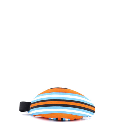 プラダ トライアングルロゴ ジップ クロスボディバッグ プリント キャンバス ラージ