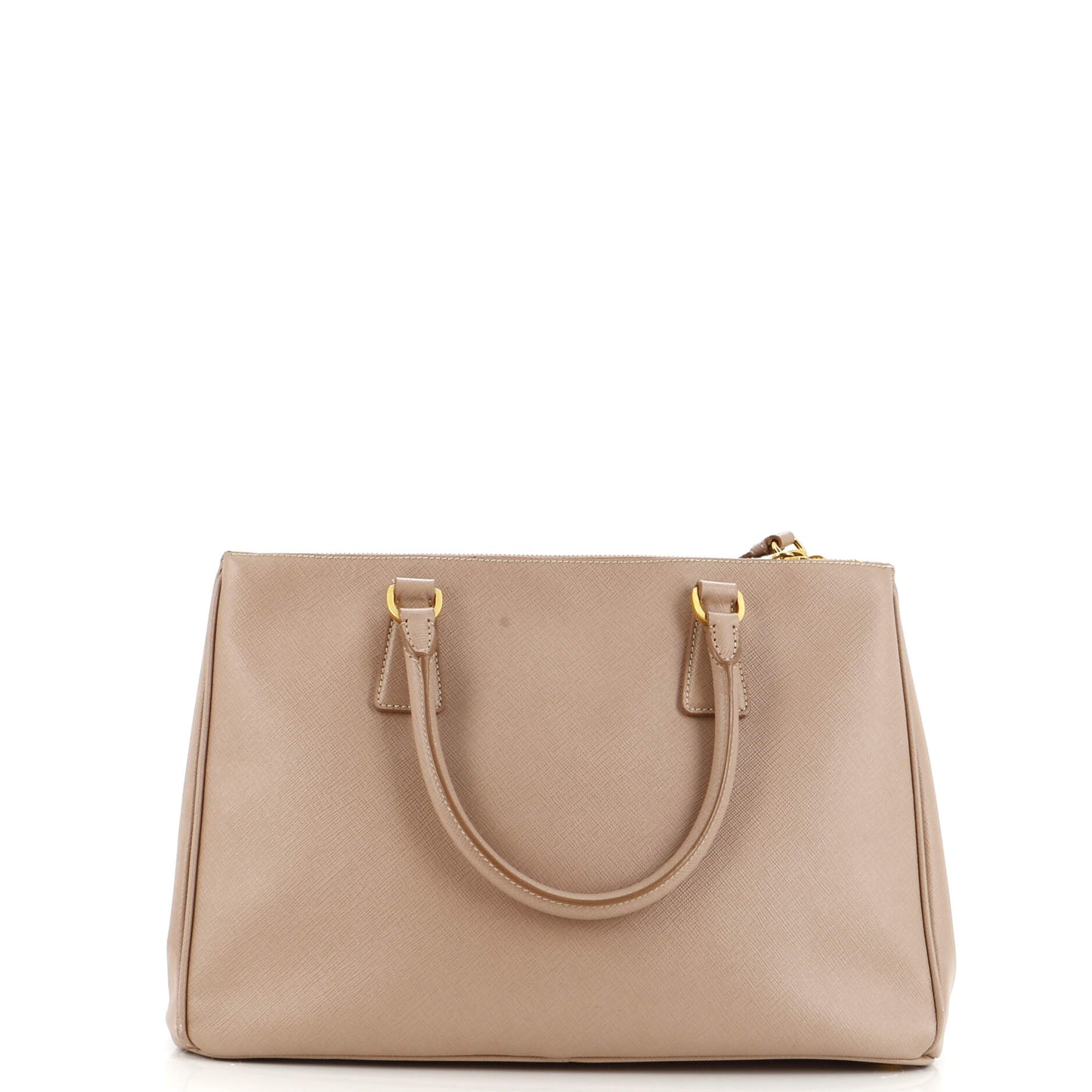 プラダ ダブルジップ リュクス トートバッグ サフィアーノレザー ミディアム