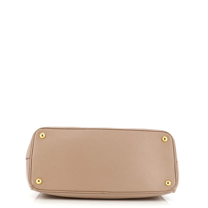 プラダ ダブルジップ リュクス トートバッグ サフィアーノレザー ミディアム