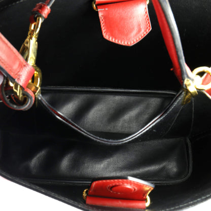 プラダ パニエ バケットバッグ サフィアーノレザー ラージ