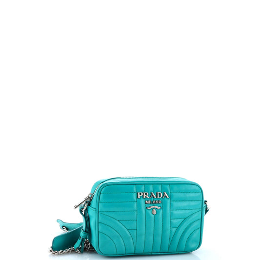 プラダ カメラバッグ ダイアグラム キルティングレザー ミニ