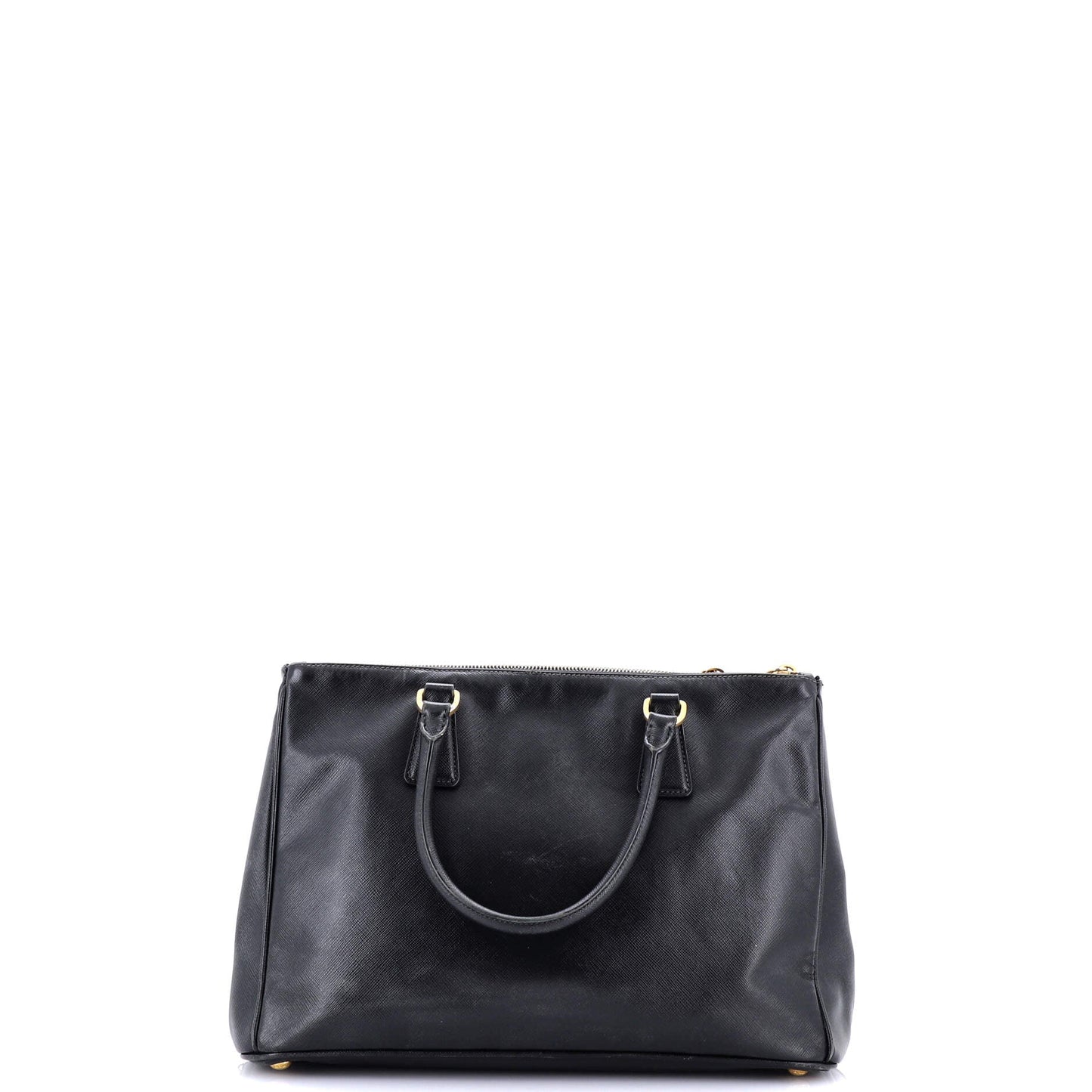 プラダ ダブルジップ リュクス トートバッグ サフィアーノレザー ミディアム