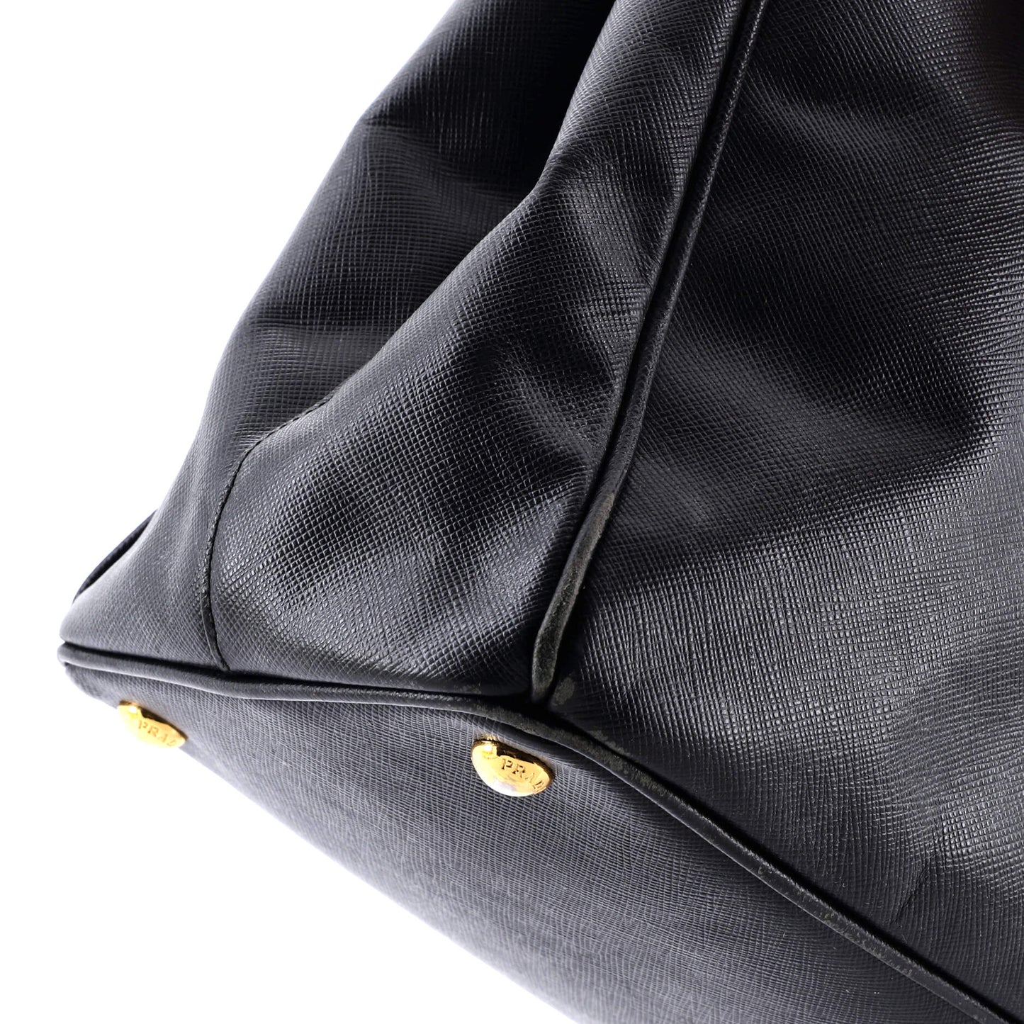 プラダ ダブルジップ リュクス トートバッグ サフィアーノレザー ミディアム