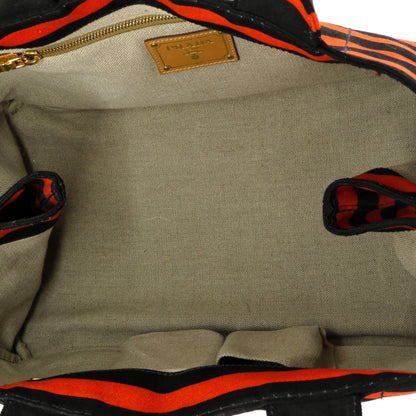 プラダ カナパ トートバッグ プリント キャンバス ラージ