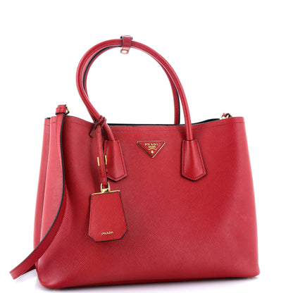 プラダ キュイール ダブルトート サフィアーノ レザー L