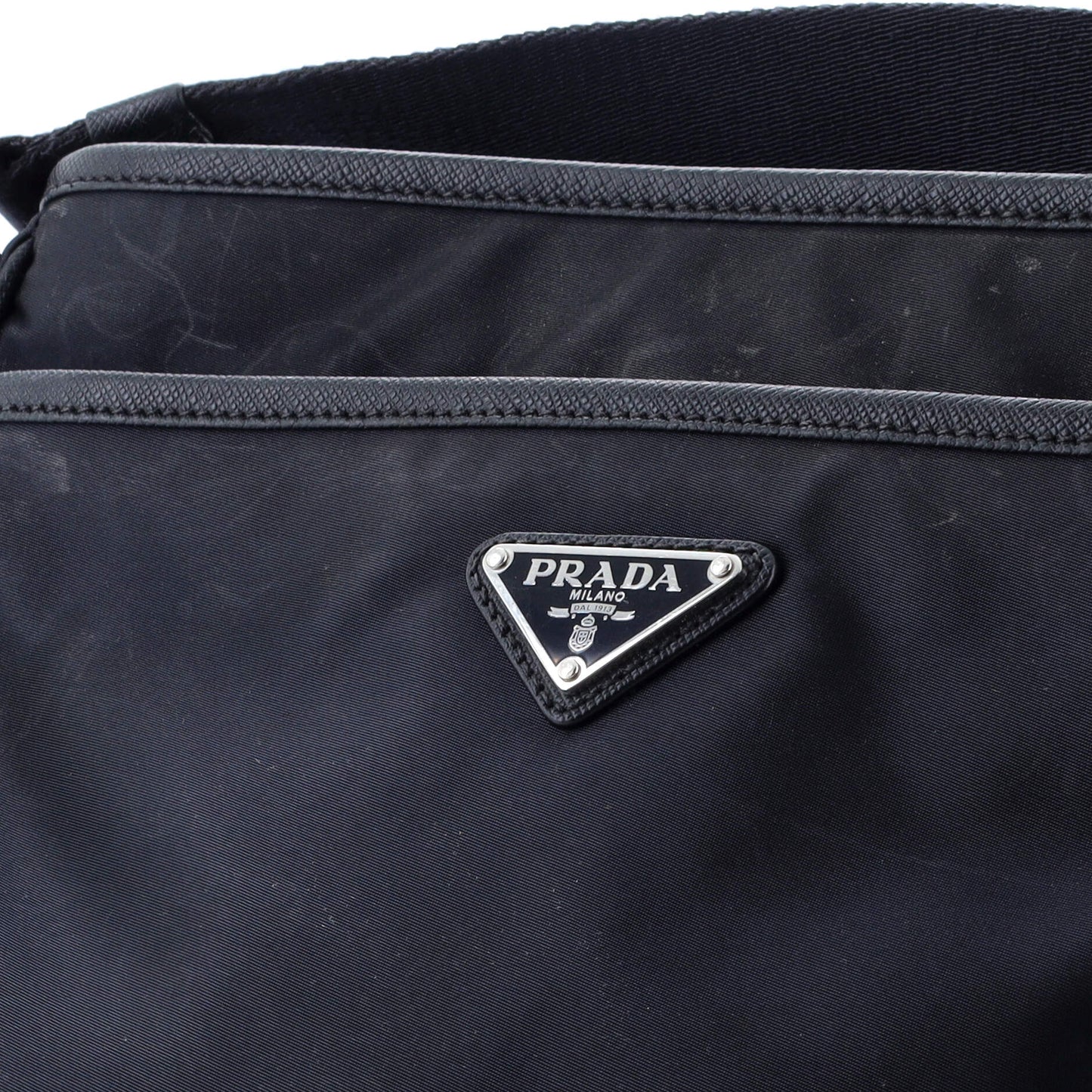 Prada Front Pocket Messenger Bag Tessuto Medium