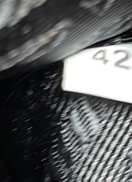 Prada Triangle Logo Wristlet Pouch Embossed Leather