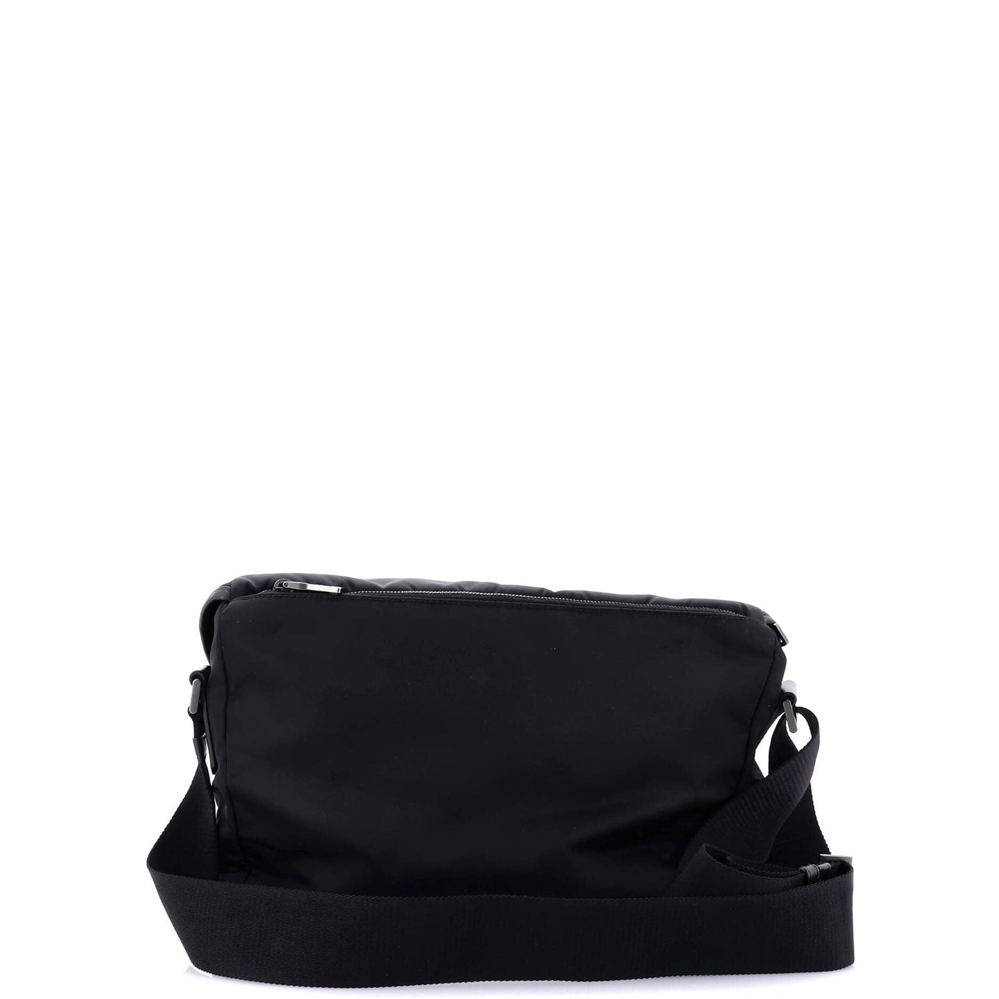 プラダ ダブルバックル フラップ メッセンジャーバッグ テスート ラージ