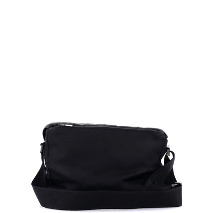 プラダ ダブルバックル フラップ メッセンジャーバッグ テスート ラージ