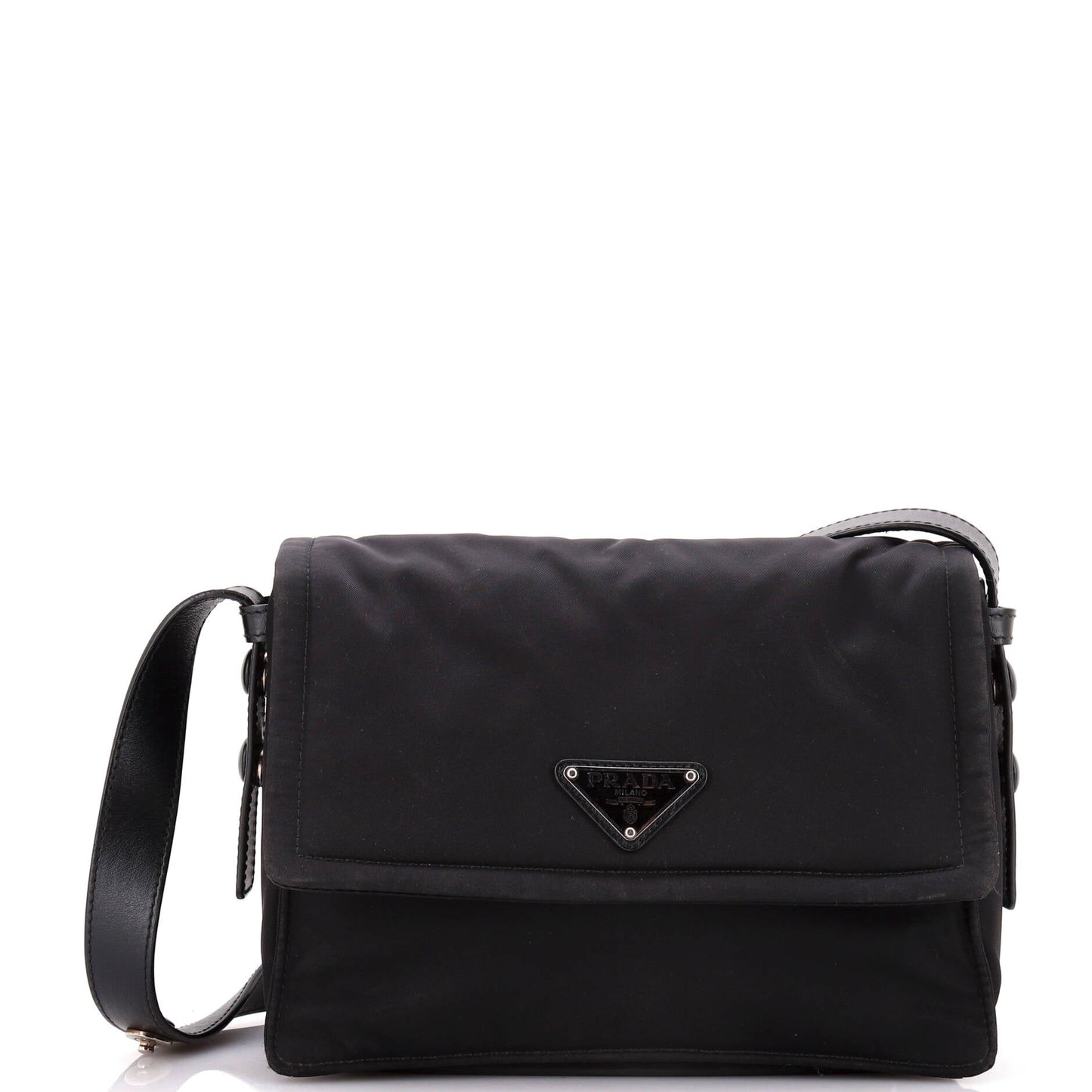 プラダ パッド入りフラップショルダーバッグ リナイロン スモール