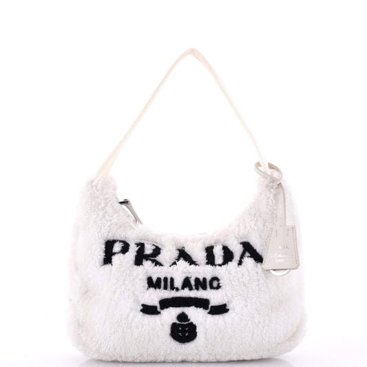 プラダ リ・エディション 2000 ホーボー テリークロス ミニ